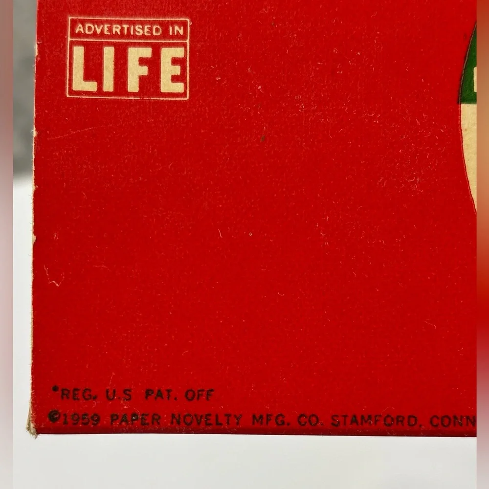 Doubl Glo | Christmas Tree Hangers | Paper Novelty Mfg Company Original Box 1959